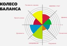 Колесо баланса жизни, как построить анализ всех сфер жизни