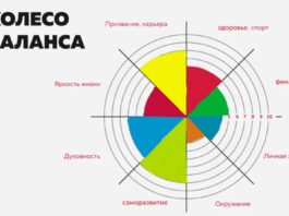 Колесо баланса жизни, как построить анализ всех сфер жизни